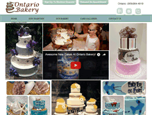 Tablet Screenshot of ontario-bakery.com